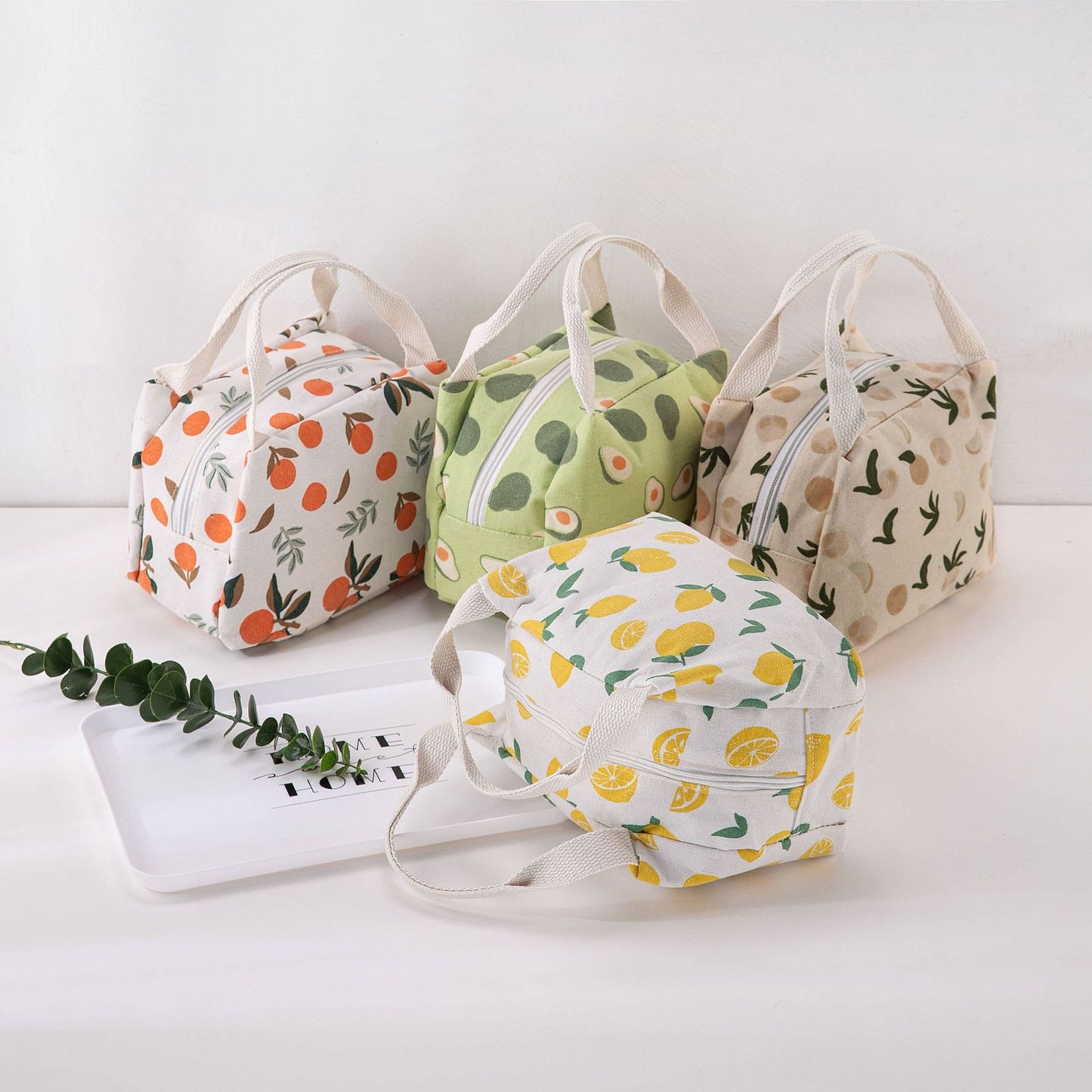 Insulated bag with thick aluminum foil, insulated lunch box bag with zipper, rice bag, meal bag, lunch box bag