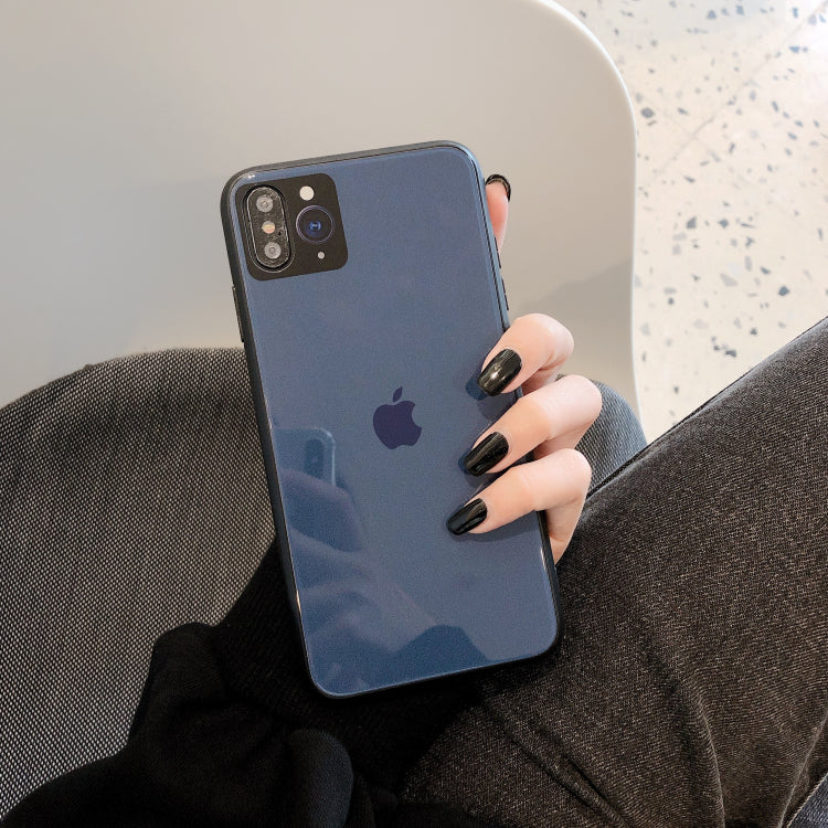 iPhoneXS XR Seconds Change Apple 11pro Tempered Glass 7/8 Soft Plastic Edge Anti-fall 6S Mobile Phone Case