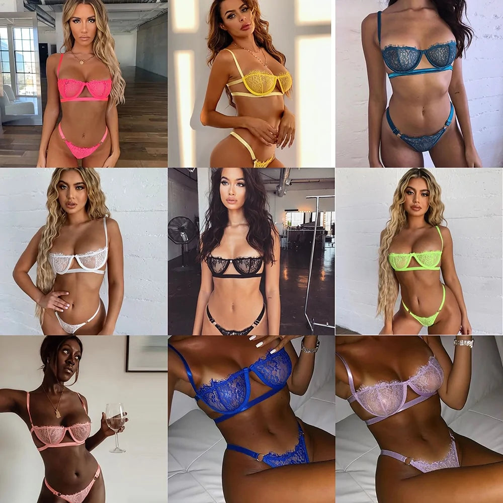 Sexy Transparent Lingerie Set