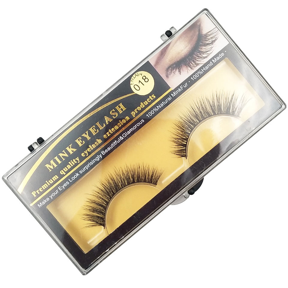 1Pair Mink Lashes 3D Mink Long False Eyelashes Natural Lightweight Mink Eyelashes