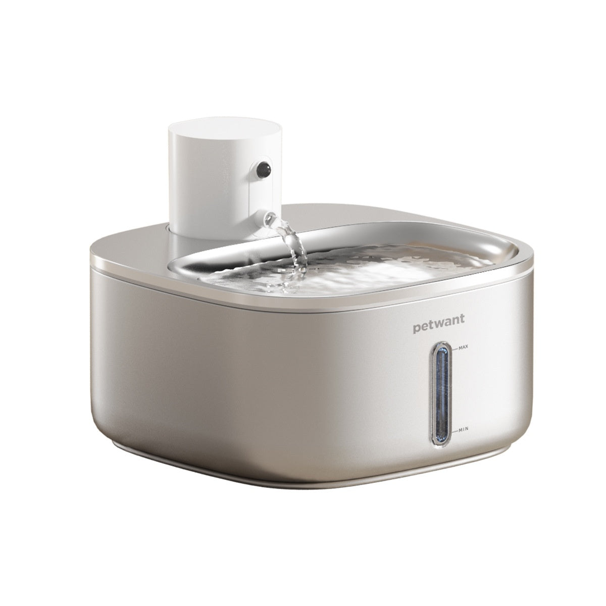 8 Unit Minimum for Wholesale 3.2L Stainless Steel Pet Water Dispenser Wireless Charging Automatic Cat Water Bowl Unplugged Bottle Box Packaging