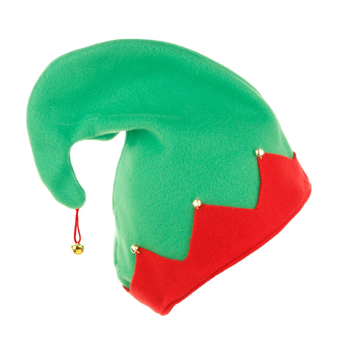 New Christmas elf hat Christmas elf style hat red green hat velvet bell holiday party