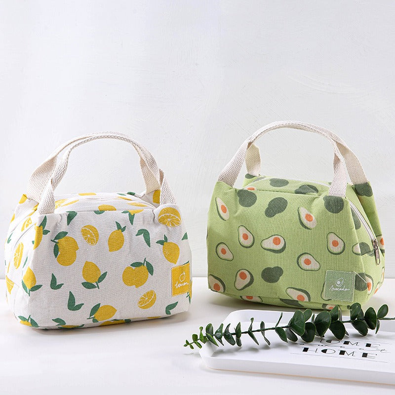 Insulated bag with thick aluminum foil, insulated lunch box bag with zipper, rice bag, meal bag, lunch box bag