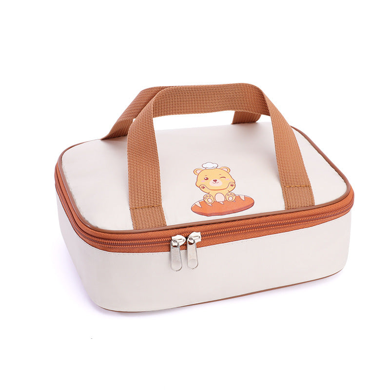 Cartoon Portable Cold Insulation Bag Aluminum Foil Thickened Student Lunch Box Bag Camping Lunch Bag
