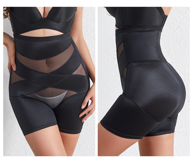 Abdominal Pants Women's High Waist And Hip Shaping Postpartum Belly Reduction Tight-Fitting Seamless Large Size Boxer Waist Shaping Underwear