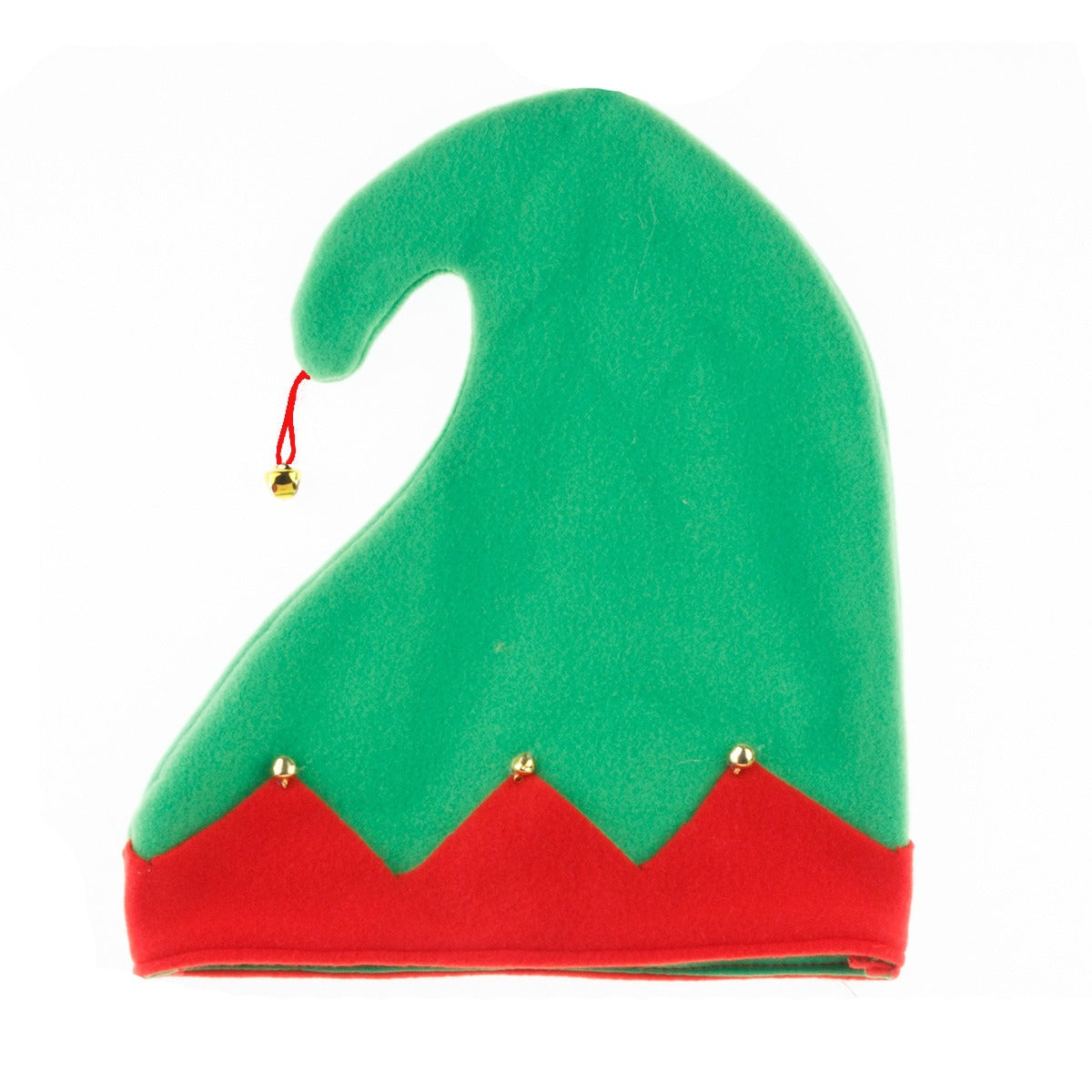New Christmas elf hat Christmas elf style hat red green hat velvet bell holiday party