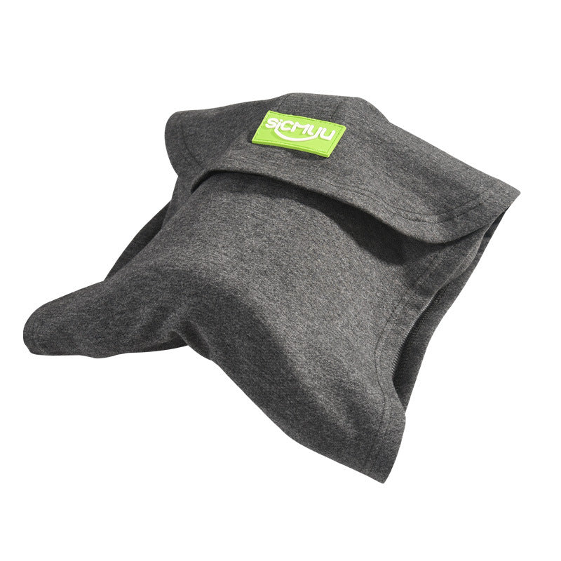 Memory Foam Travel Pillow for Plane, Train & Car - Neck Support Cushion with Washable Cover, Ideal for Sleeping