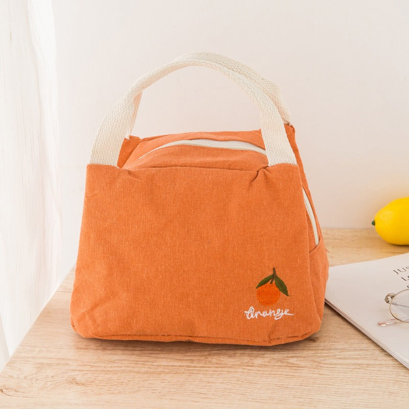 Insulated bag with thick aluminum foil, insulated lunch box bag with zipper, rice bag, meal bag, lunch box bag