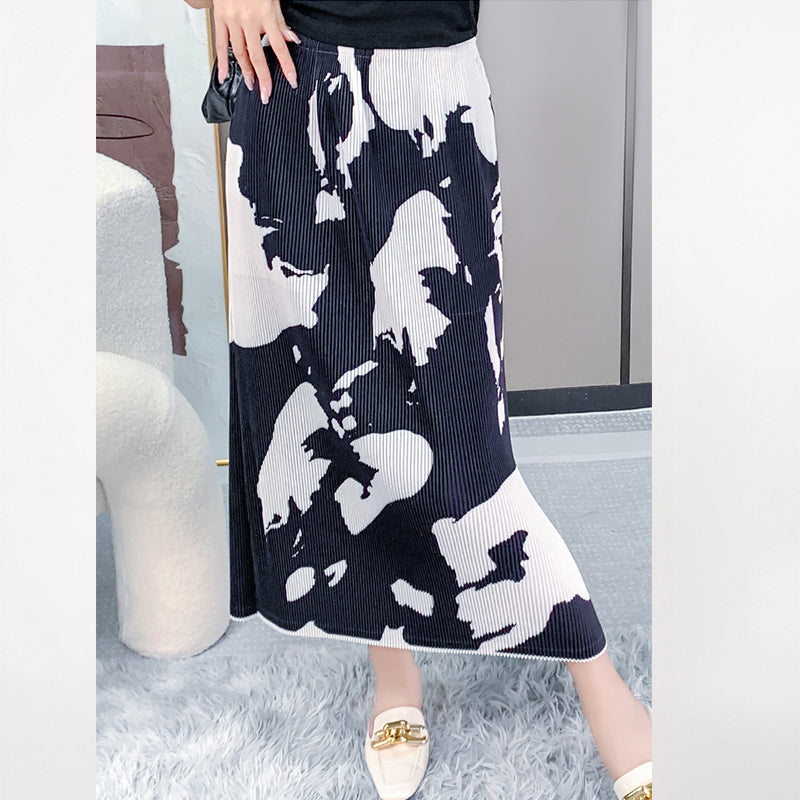 Versatile pleated skirt with high quality pleated half skirt