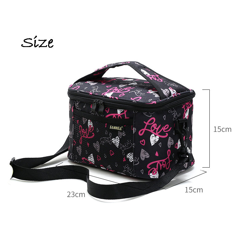 Oxford Cloth Portable Bag Outdoor Picnic Thermal Insulation Bag 5L Thermal Insulation Ice Bag Aluminum Foil Thickened