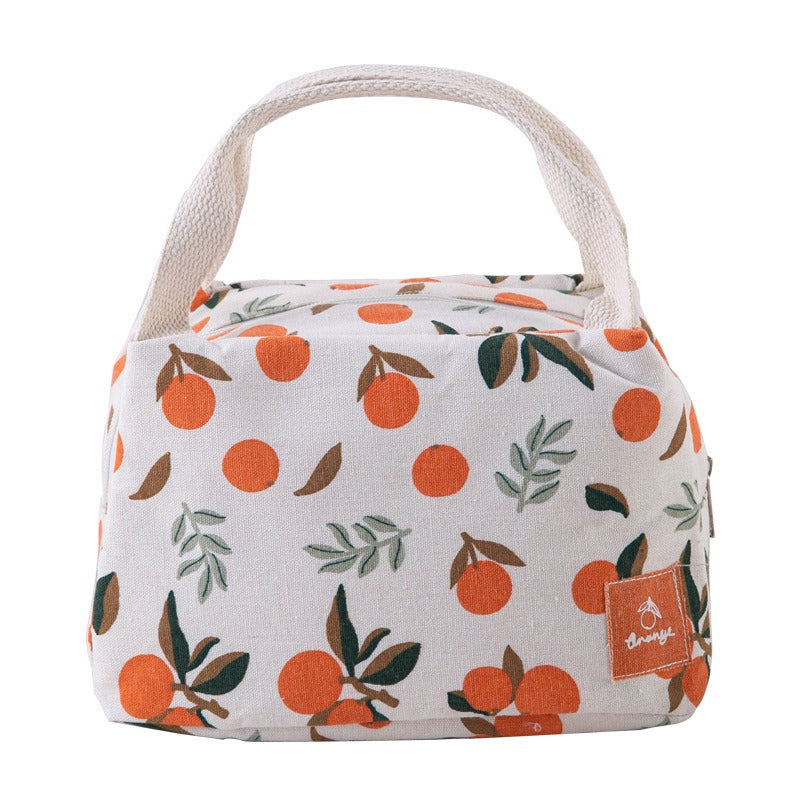Insulated bag with thick aluminum foil, insulated lunch box bag with zipper, rice bag, meal bag, lunch box bag