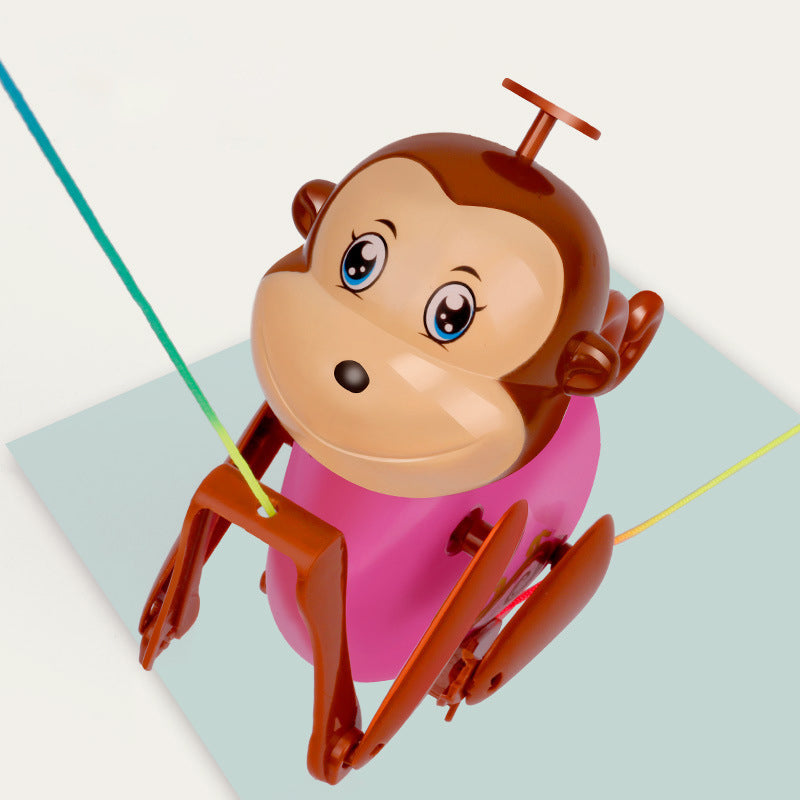 Children's cartoon rope climbing monkeys game family interactive promotional toys toy plastic monkey