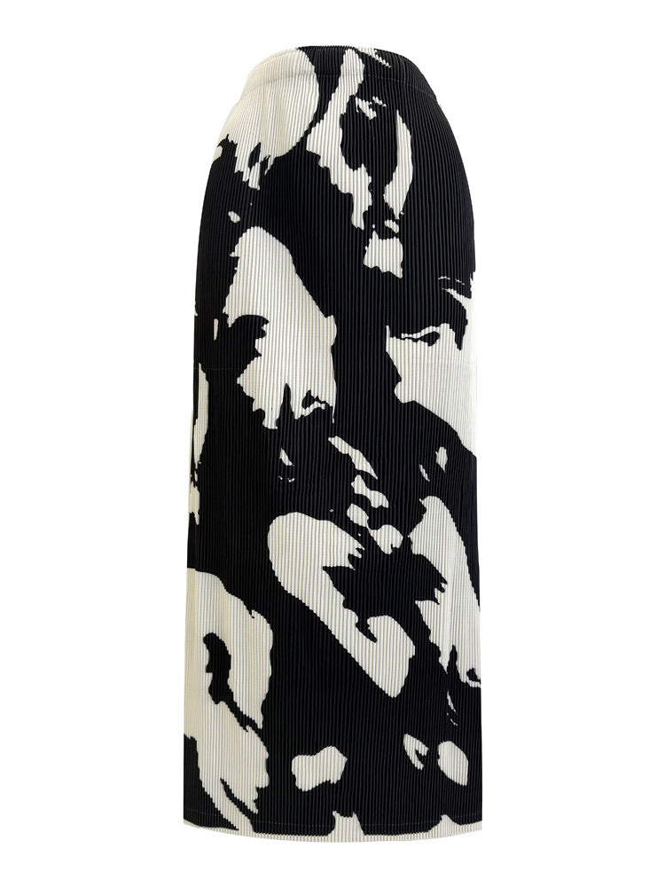 Versatile pleated skirt with high quality pleated half skirt