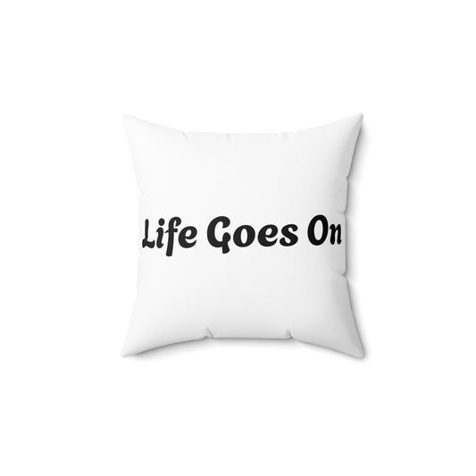 Spun Polyester Square Pillow