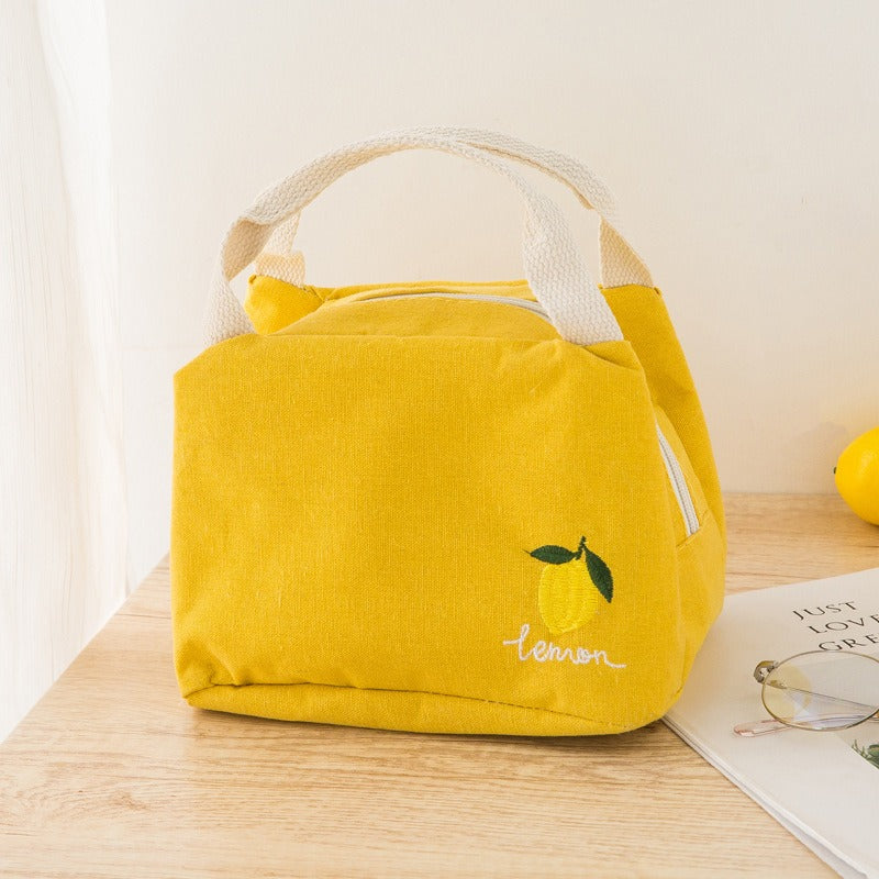 Insulated bag with thick aluminum foil, insulated lunch box bag with zipper, rice bag, meal bag, lunch box bag