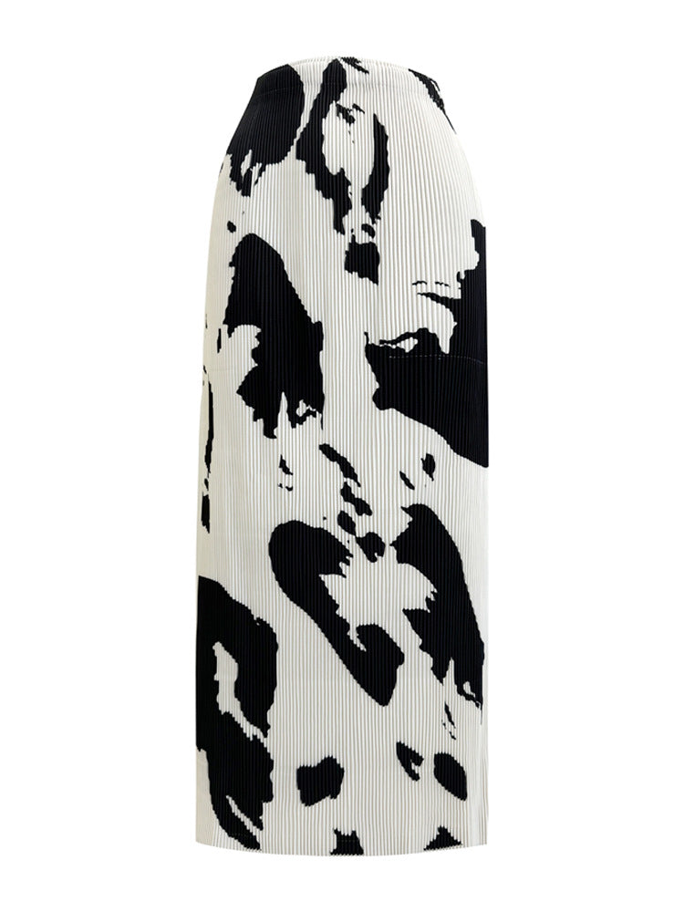 Versatile pleated skirt with high quality pleated half skirt