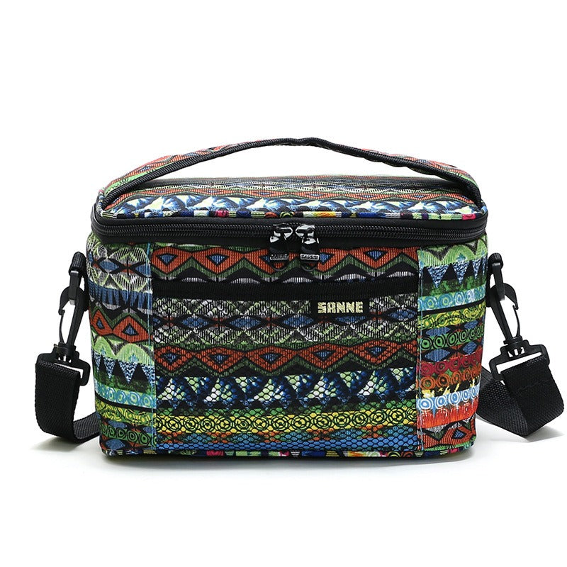 Oxford Cloth Portable Bag Outdoor Picnic Thermal Insulation Bag 5L Thermal Insulation Ice Bag Aluminum Foil Thickened