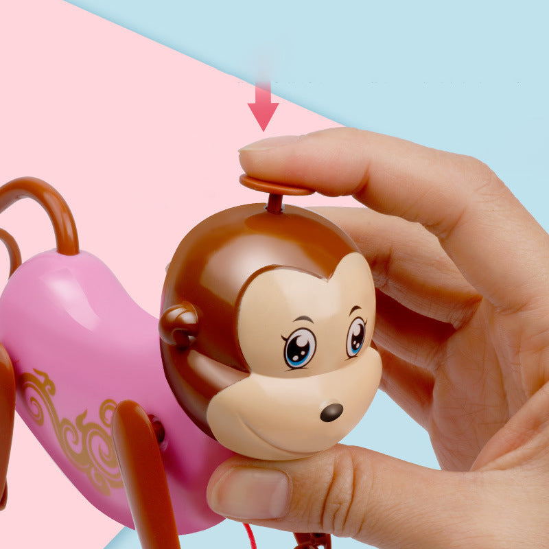 Children's cartoon rope climbing monkeys game family interactive promotional toys toy plastic monkey