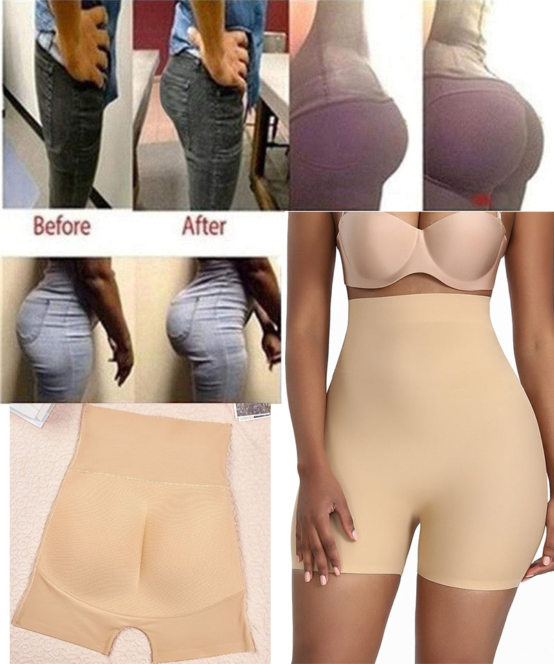 One Piece Hip Lifting Pants Fake Ass Body And Buttocks Artifact Plump Buttocks Sexy Body Sculpting Boxer High Waist Belly Pants