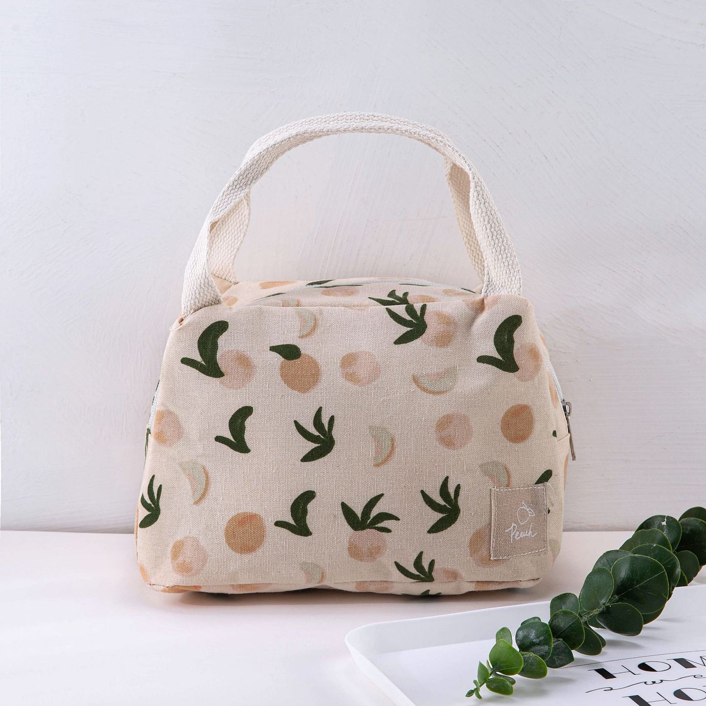Insulated bag with thick aluminum foil, insulated lunch box bag with zipper, rice bag, meal bag, lunch box bag
