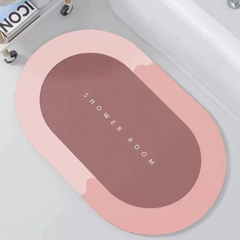 Soft cushion floor mat absorbent foot mat bathroom non-slip quick-drying toilet door carpet bathroom door mat