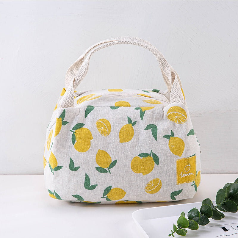 Insulated bag with thick aluminum foil, insulated lunch box bag with zipper, rice bag, meal bag, lunch box bag