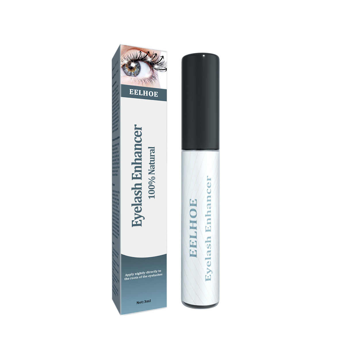 Mascara Black Curling Eyelash Natural Eyebrow Mascara Moisturizing Traceless Lengthening Mascara