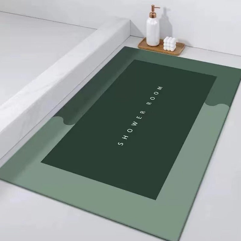 Soft cushion floor mat absorbent foot mat bathroom non-slip quick-drying toilet door carpet bathroom door mat