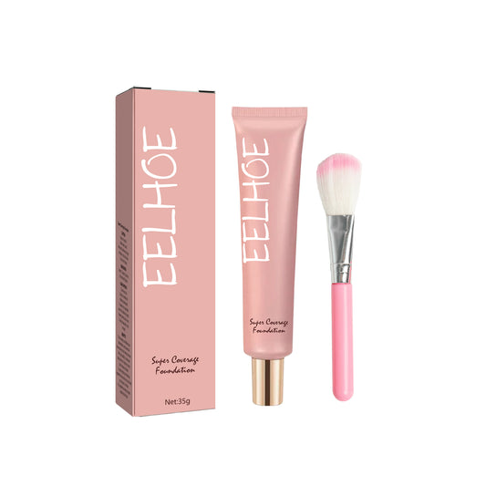 Liquid Concealer Foundation, Waterproof Natural Light And Delicate Makeup Does Not Remove Even Skin Tone Translucent Long-Lasting Foundation