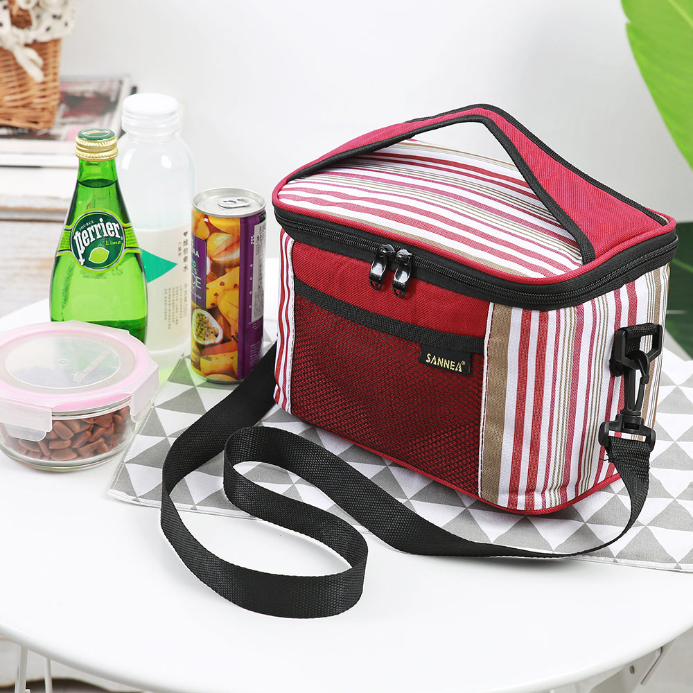 Oxford Cloth Portable Bag Outdoor Picnic Thermal Insulation Bag 5L Thermal Insulation Ice Bag Aluminum Foil Thickened