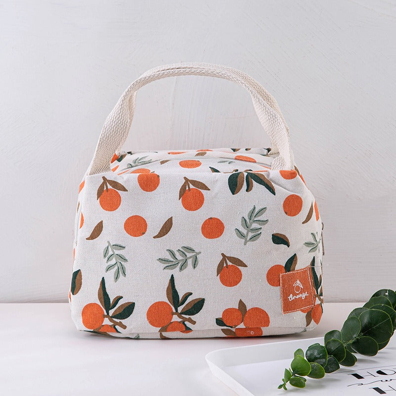 Insulated bag with thick aluminum foil, insulated lunch box bag with zipper, rice bag, meal bag, lunch box bag