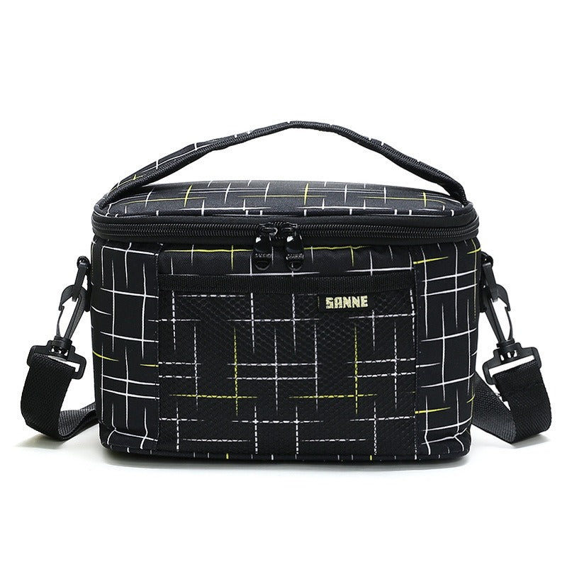 Oxford Cloth Portable Bag Outdoor Picnic Thermal Insulation Bag 5L Thermal Insulation Ice Bag Aluminum Foil Thickened