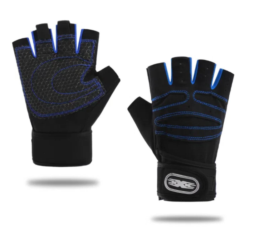 Fitness cycling gloves men's and women's wrist guards half finger gloves