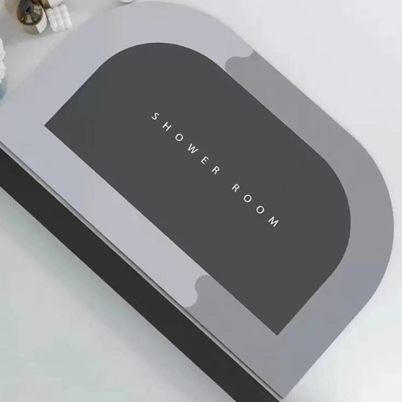 Soft cushion floor mat absorbent foot mat bathroom non-slip quick-drying toilet door carpet bathroom door mat