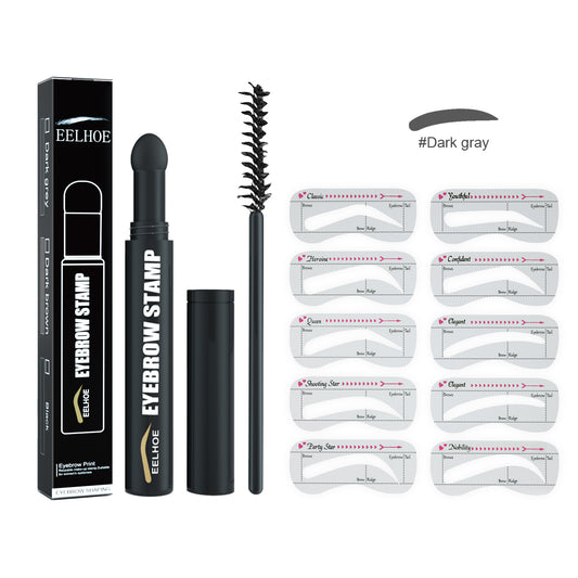 Eyebrow Printing Pen, Quick Makeup Eyebrow Natural Hairline Lazy Easy Waterproof With Eyebrow Card Eyebrow Brush
