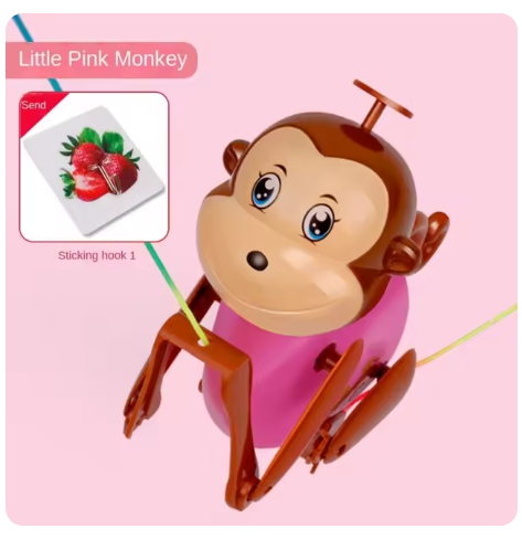 Children's cartoon rope climbing monkeys game family interactive promotional toys toy plastic monkey