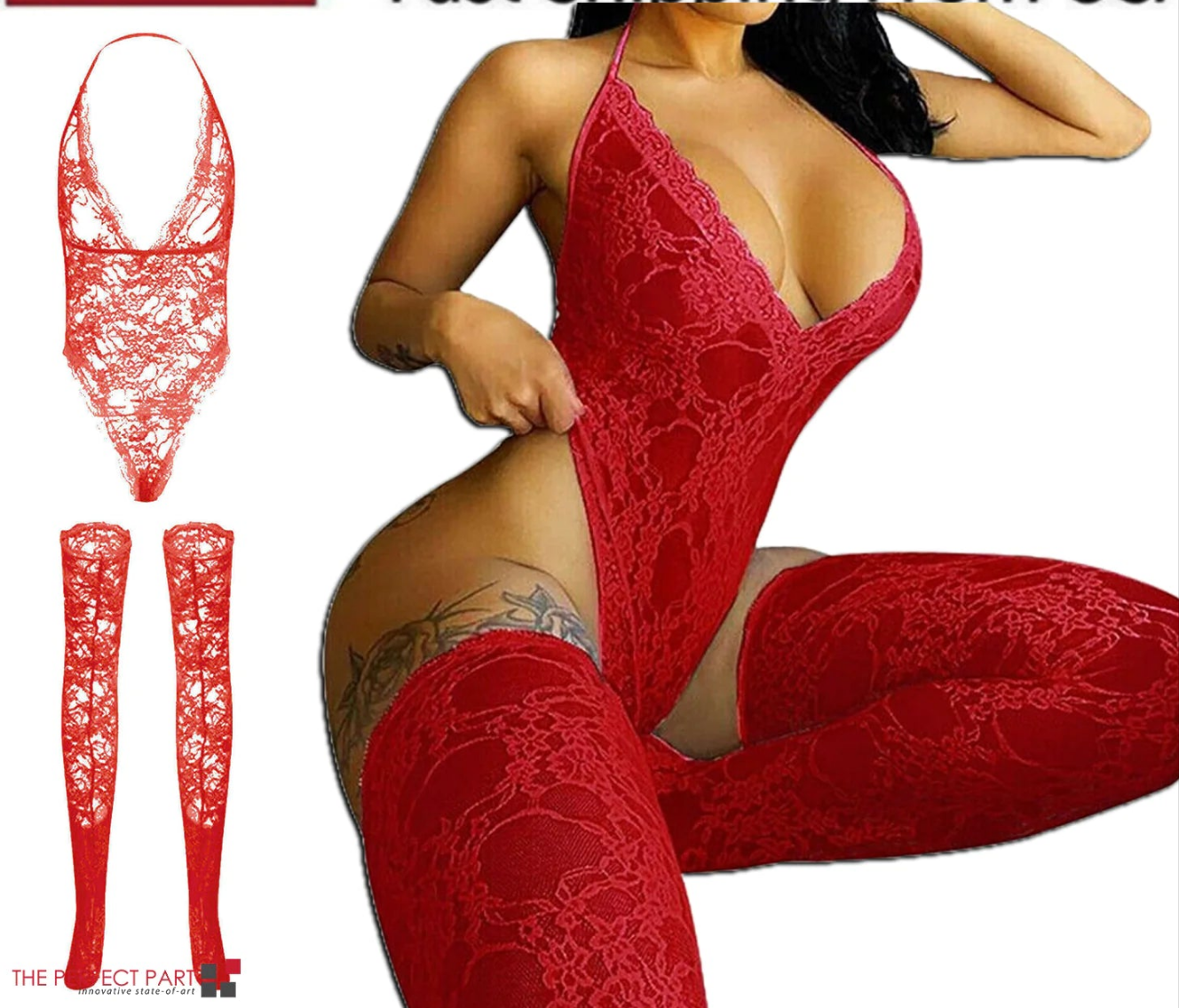Women Lace Sexy Lingerie Nightwear Babydoll Sleepwear Bodysuit Dress Plus Size