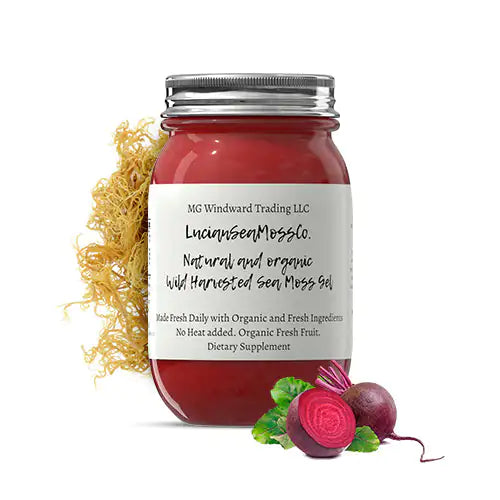 Beet Root Infused Organic Sea Moss Gel