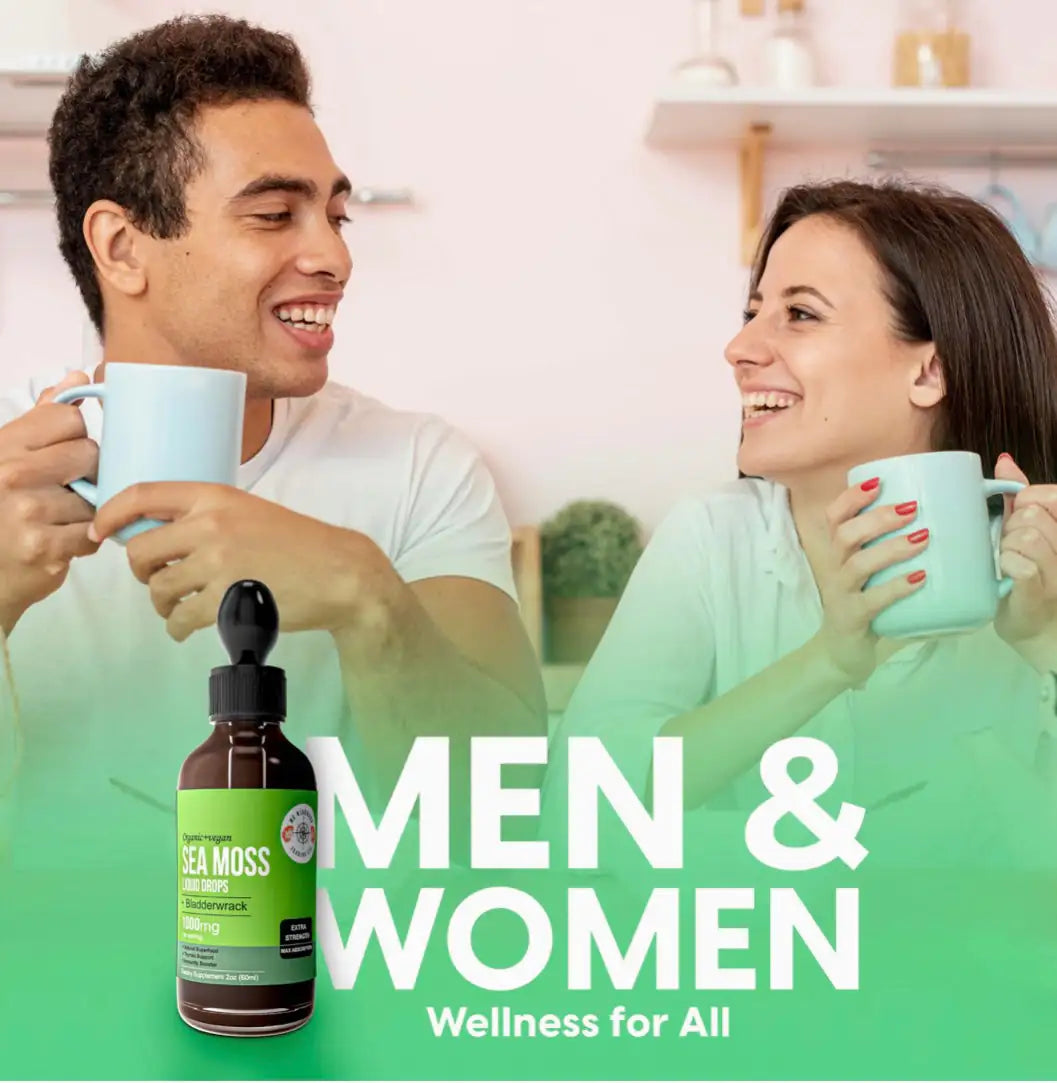 Irish Sea Moss Drops – Organic Wildcrafted, Fast-Acting & Flavorful Liquid Supplement