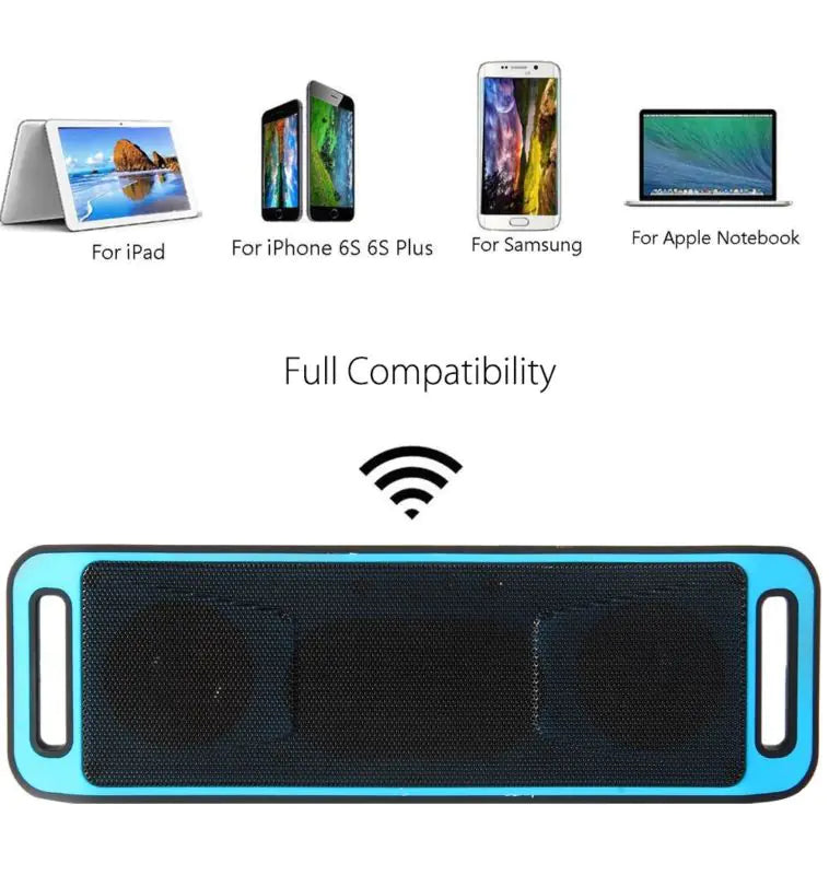 Tune Thunder Rechargeable Wireless Bluetooth Portable Speaker Outdoor USB/TF/FM Radio Stereo