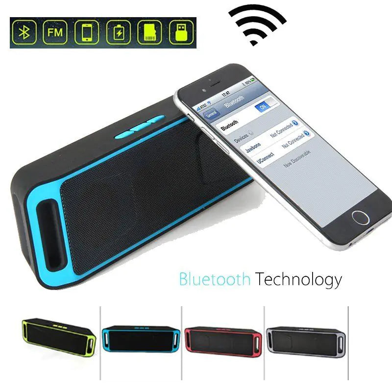 Tune Thunder Rechargeable Wireless Bluetooth Portable Speaker Outdoor USB/TF/FM Radio Stereo